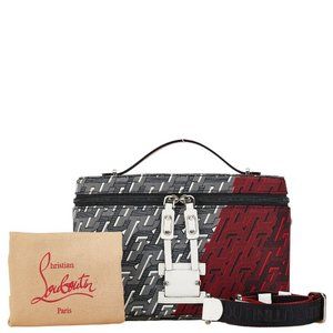 CHRISTIAN LOUBOUTIN Black Leather Bag